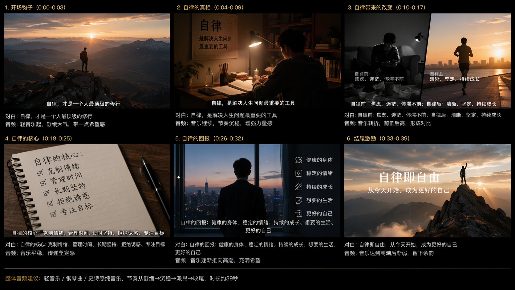 Replicate videos shot by shot with subtitles