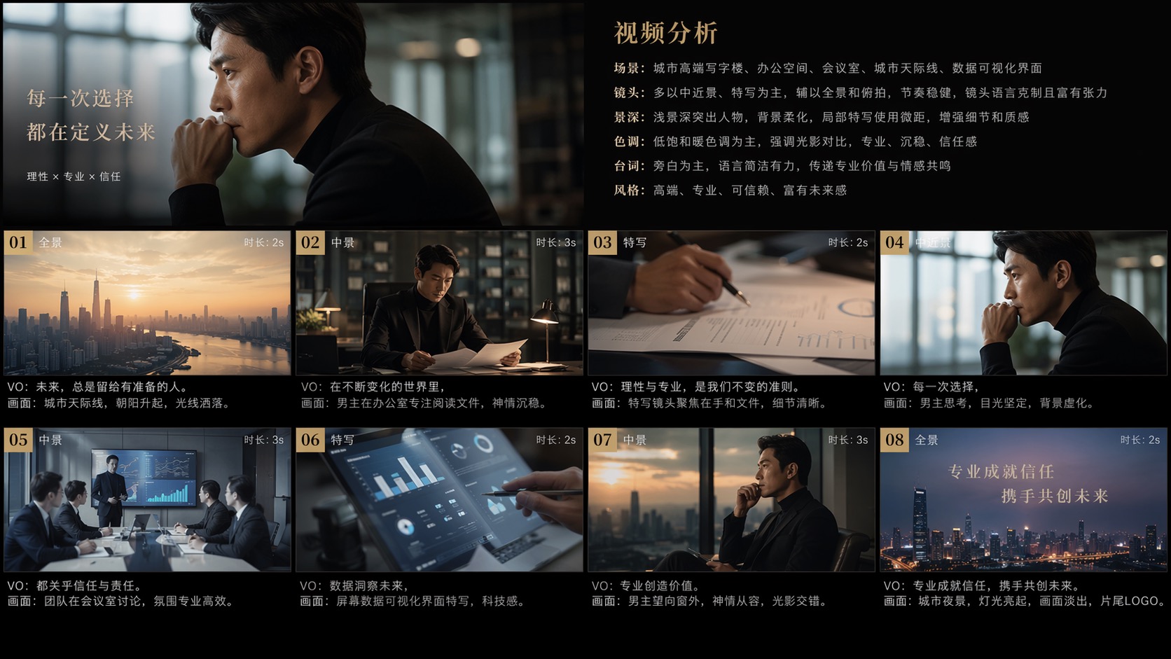 Break down a video's storyboard in one click